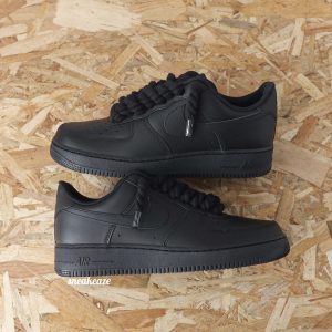 Ropes laces (couleur au choix) - Air Force 1 black custom