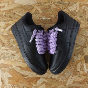 Ropes laces (couleur au choix) - Air Force 1 black custom