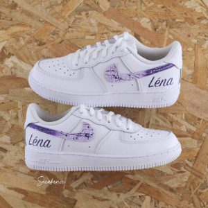 Splash prénom - Air Force 1 custom enfant