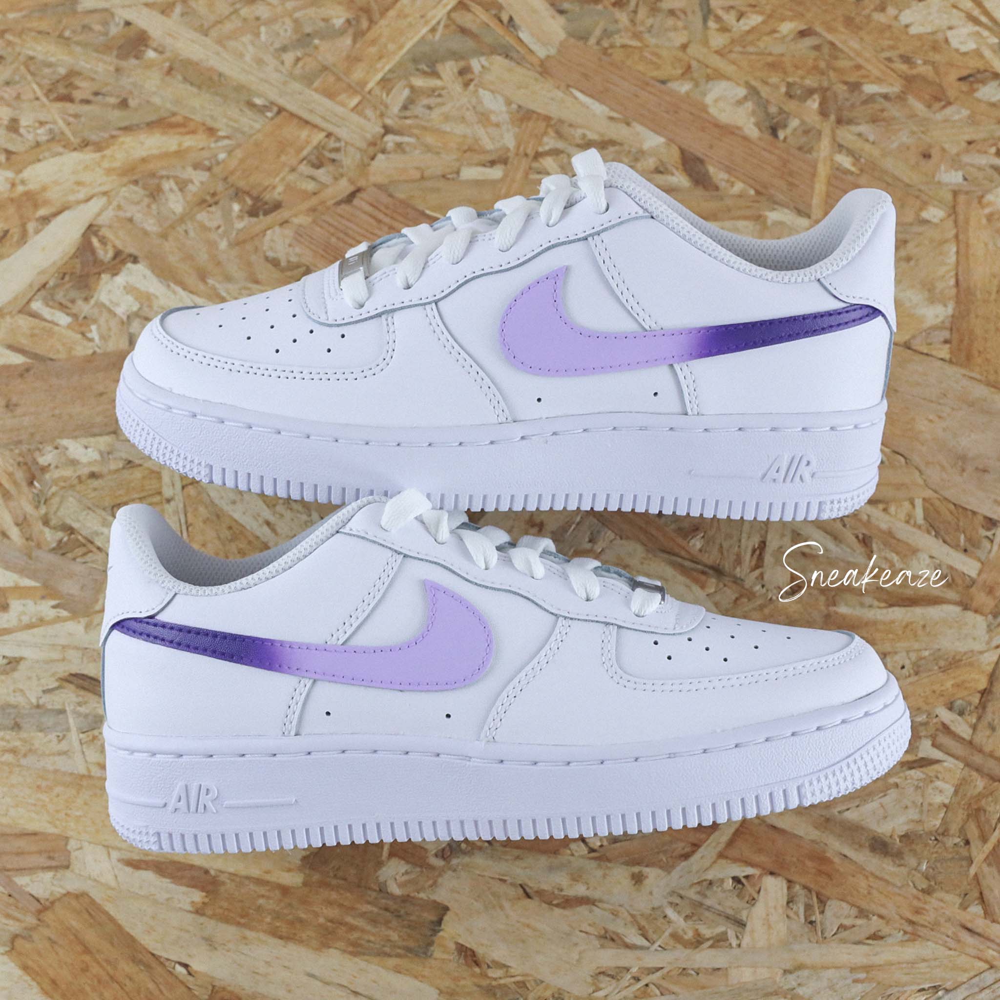 Swoosh Dégradé (couleur au choix) - Air Force 1 custom – Image 2