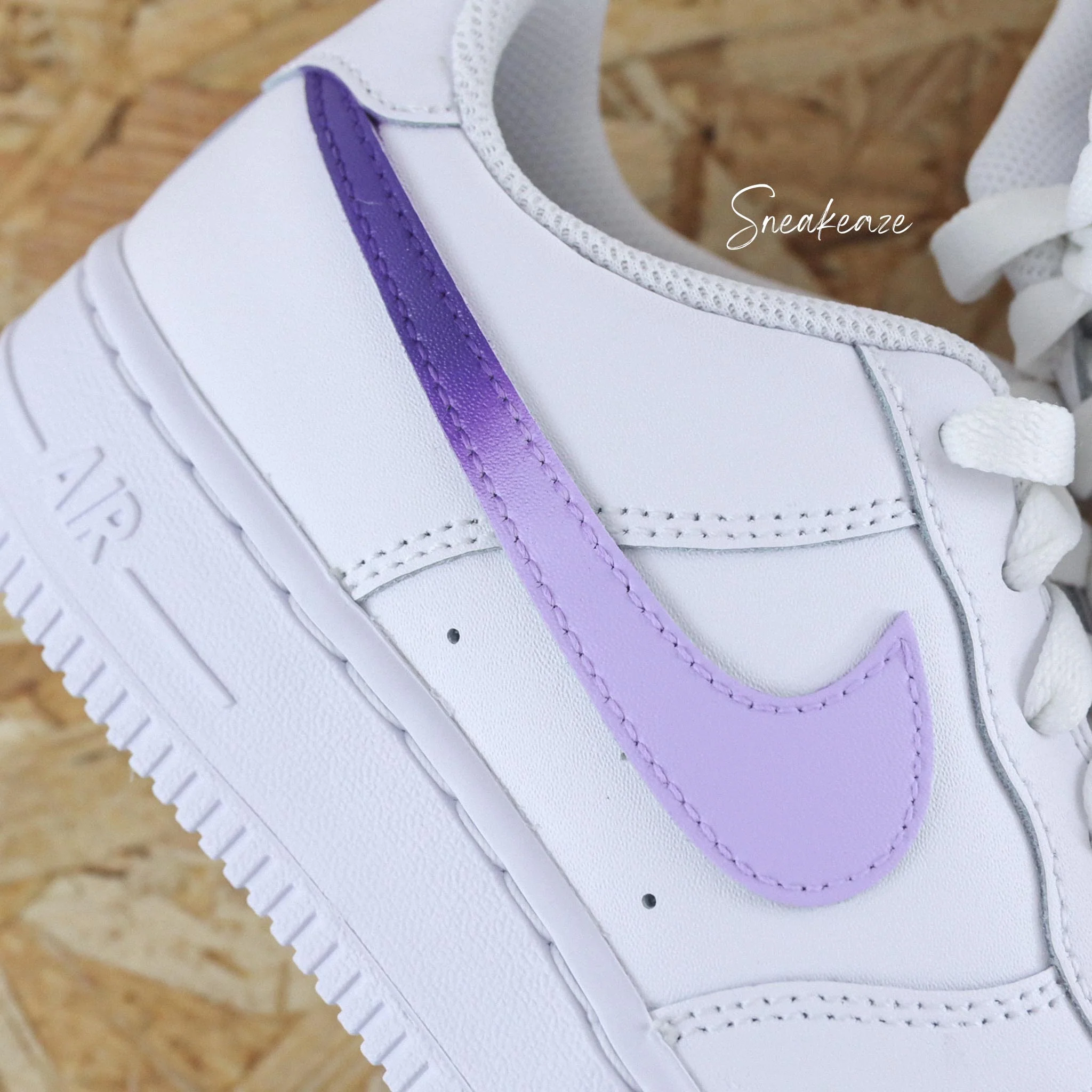 Swoosh Dégradé (couleur au choix) - Air Force 1 custom – Image 4