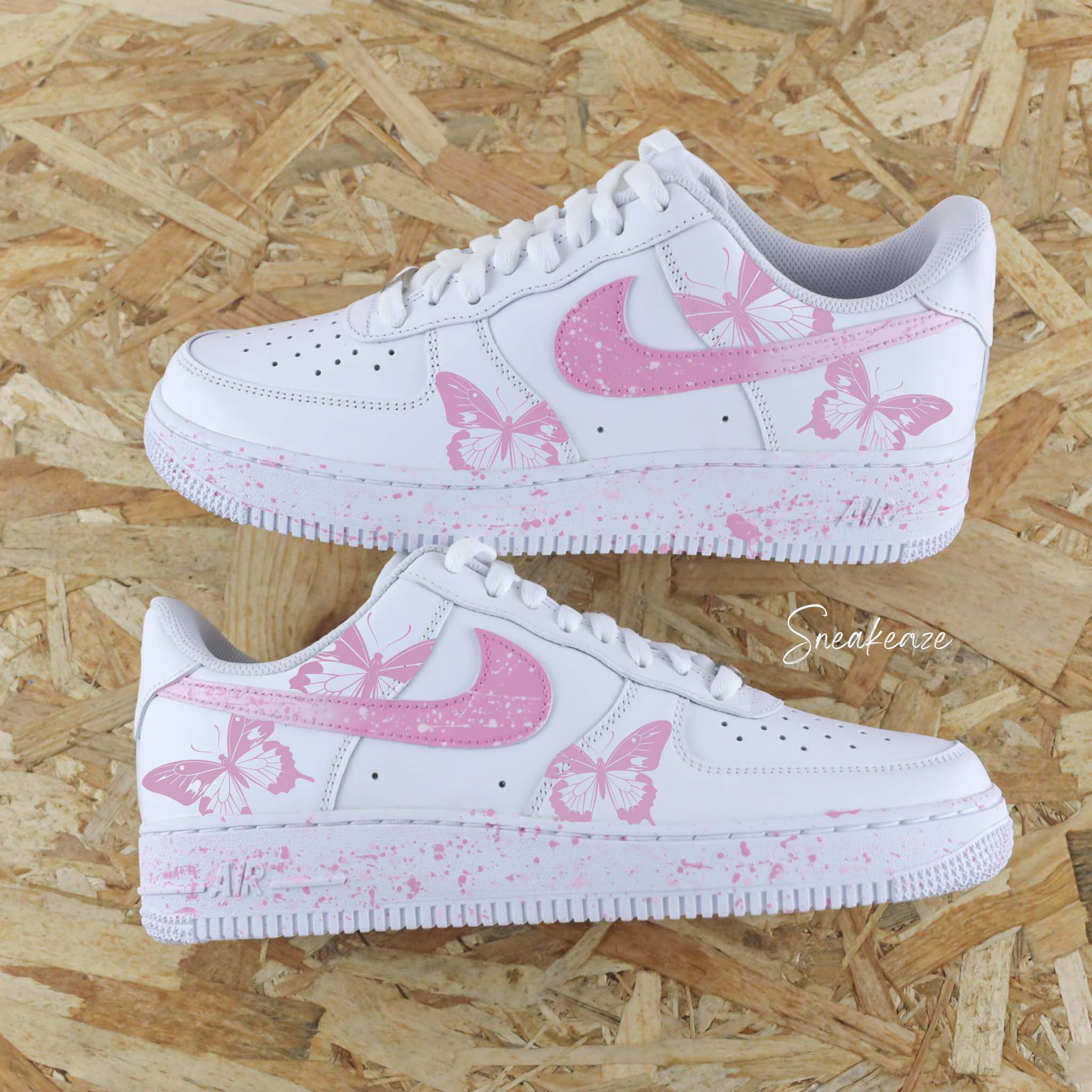 Papillon et splash dégradé - Air Force 1 custom – Image 3