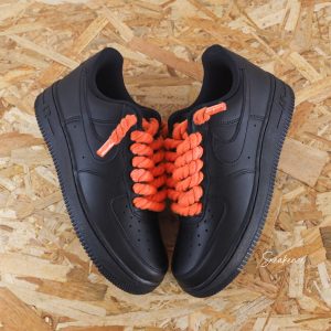 Ropes laces (couleur au choix) - Air Force 1 black custom