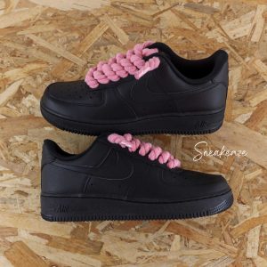 Ropes laces (couleur au choix) - Air Force 1 black custom