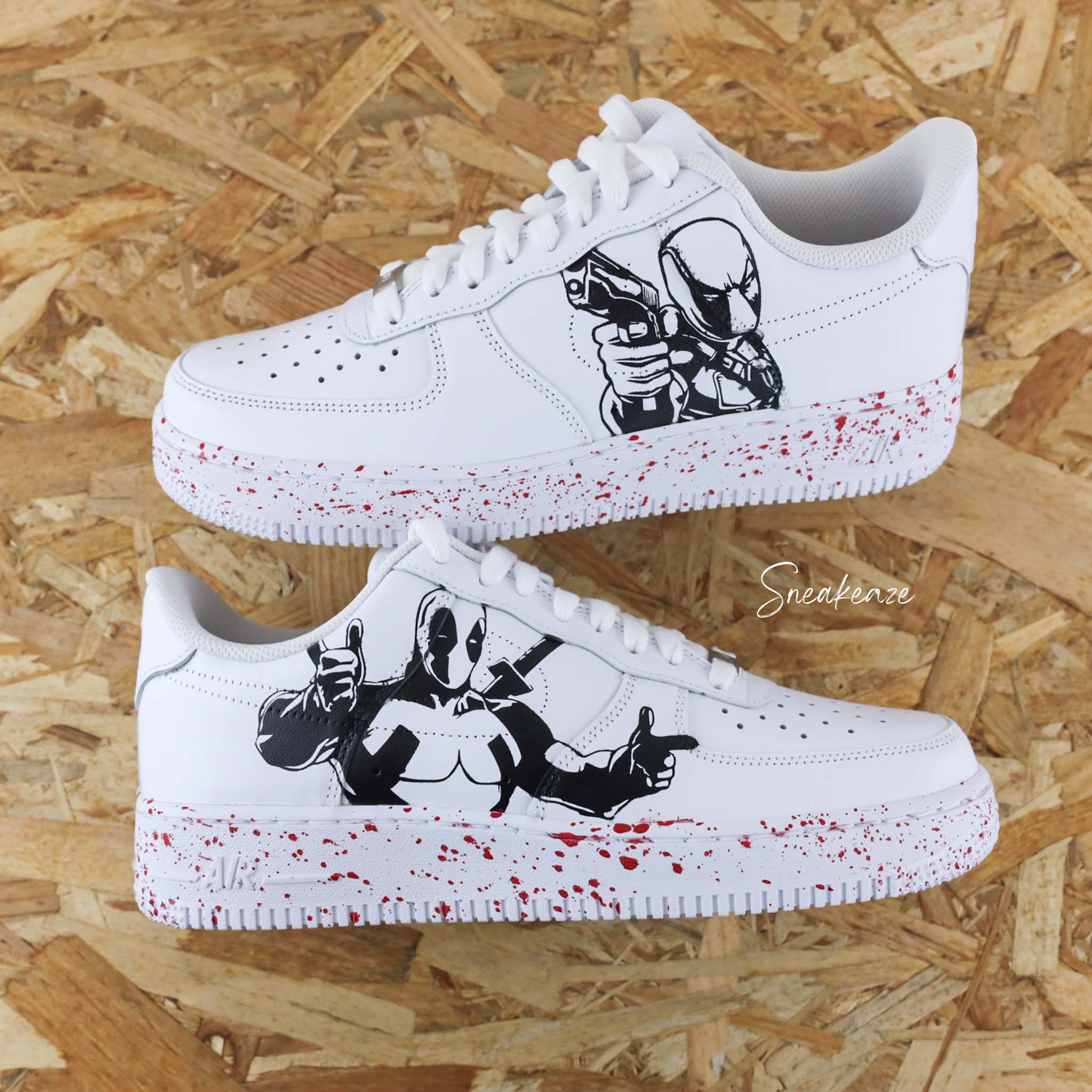 Deadpool - Air Force 1 custom – Image 3