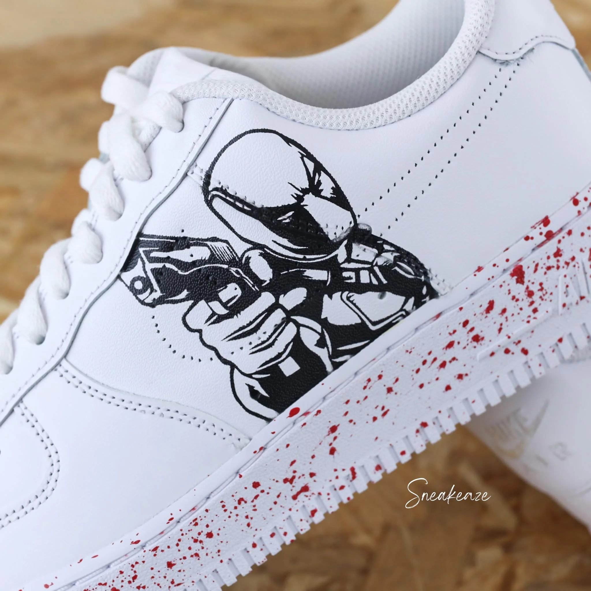 Deadpool - Air Force 1 custom – Image 5