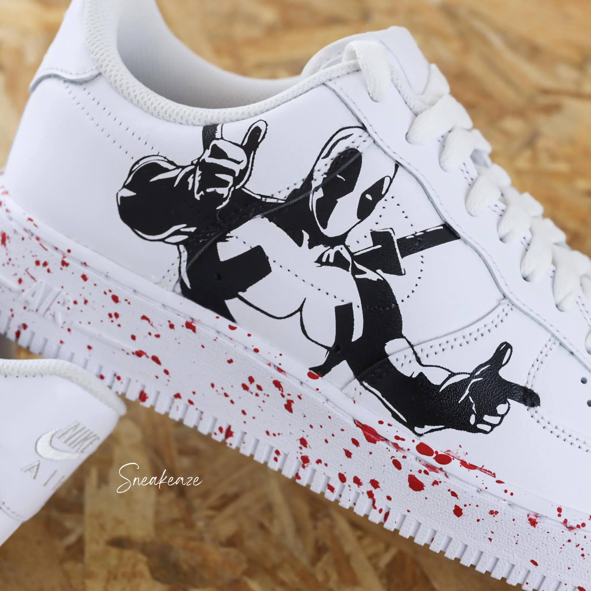 Deadpool - Air Force 1 custom – Image 4
