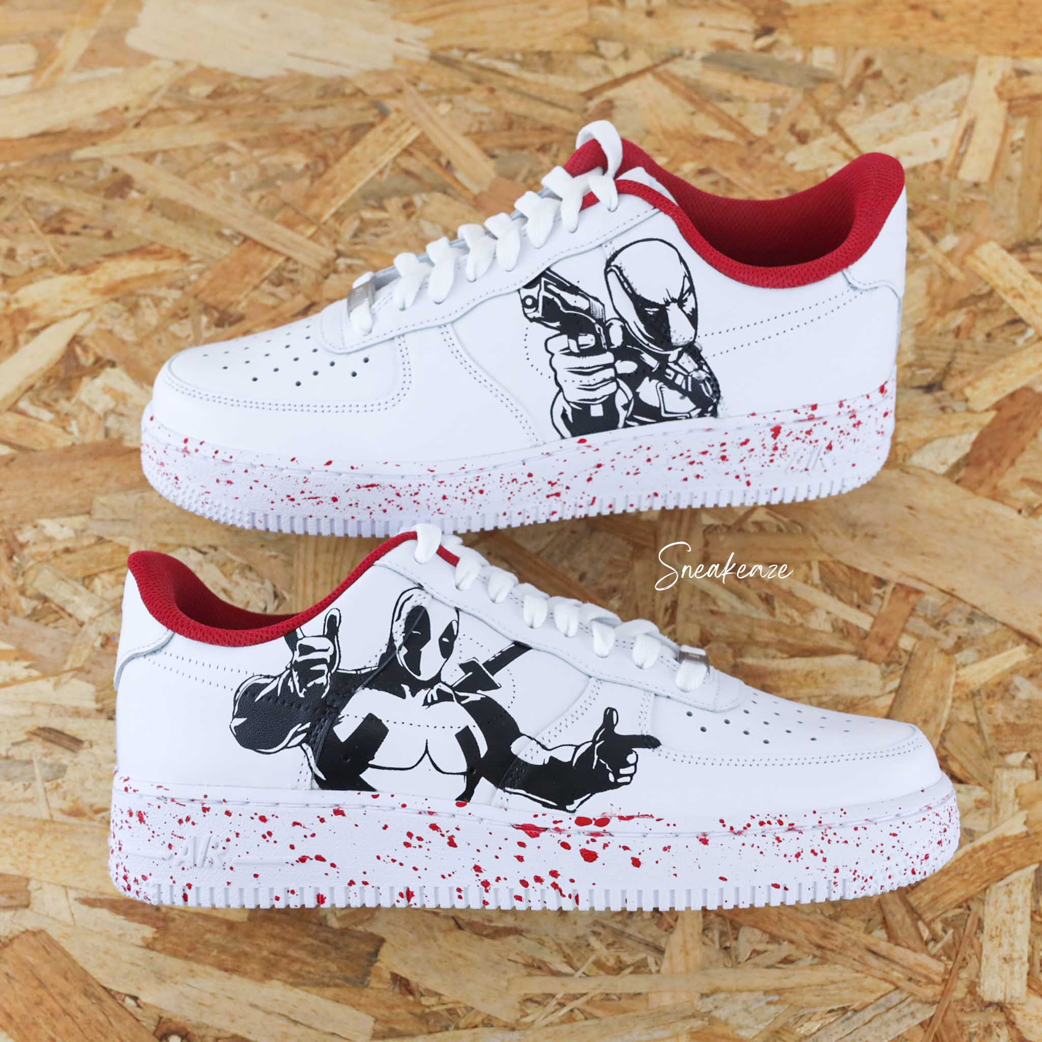 Deadpool - Air Force 1 custom – Image 2