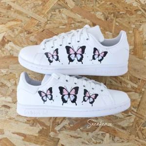 Papillon dégradé - Adidas Stan Smith custom