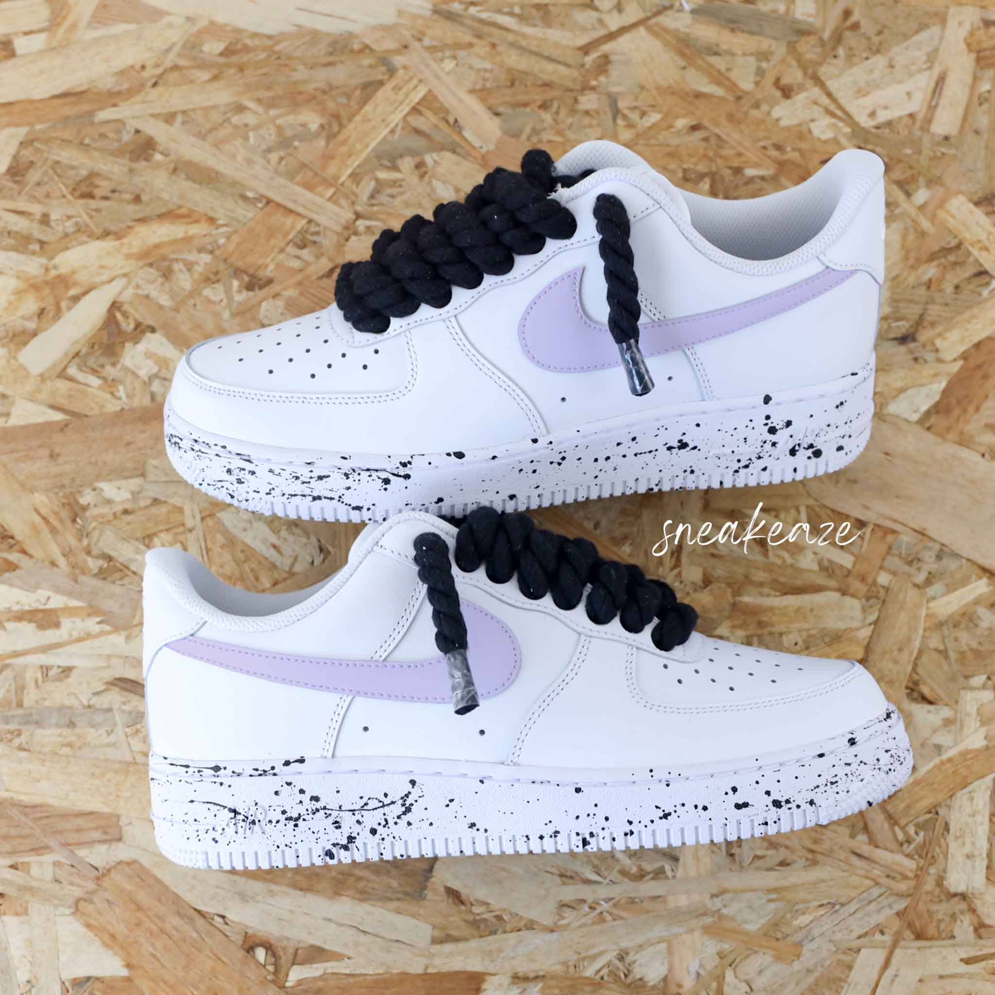 Rope laces noir (couleur au choix) - Air Force 1 custom – Image 6