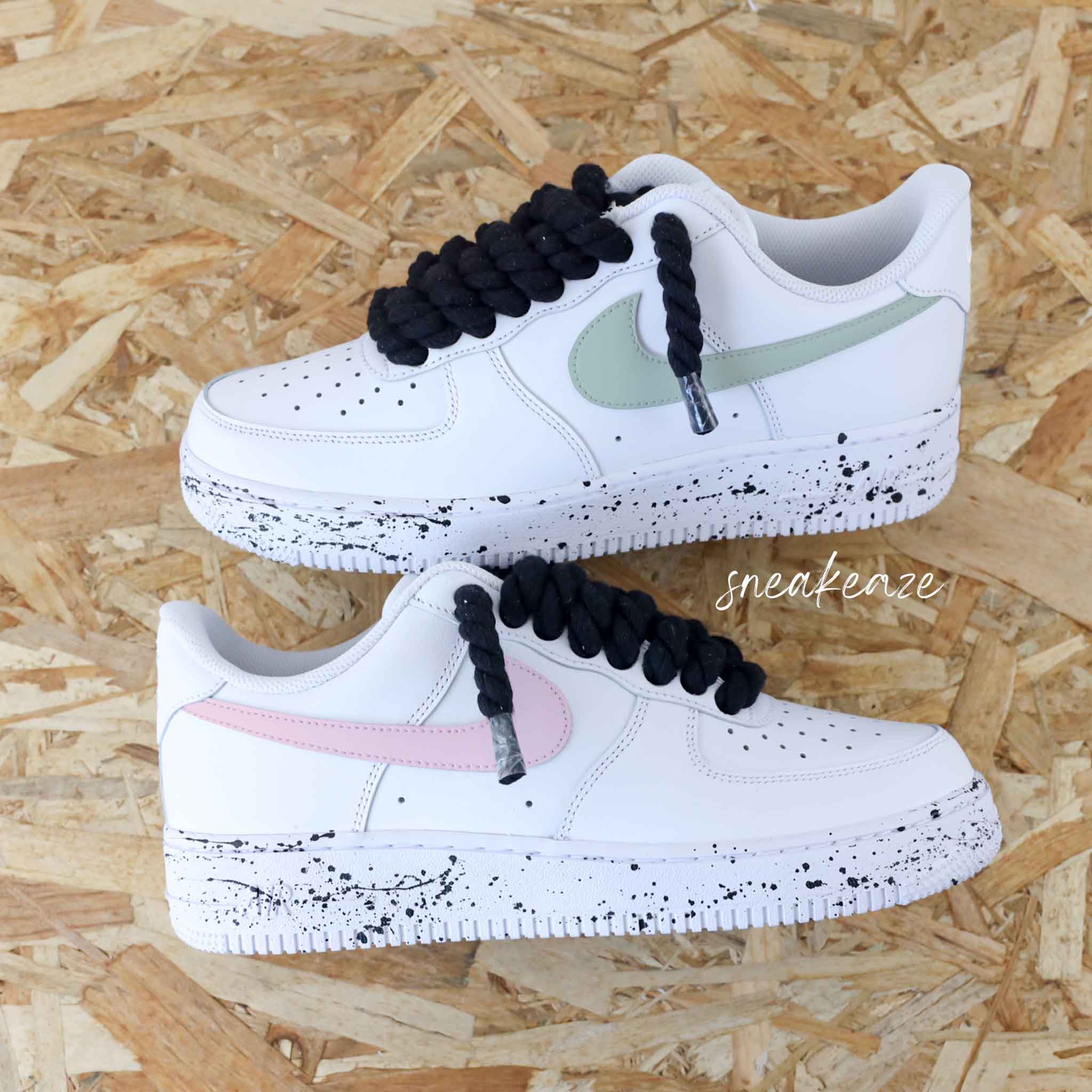Rope laces mix - Air Force 1 custom – Image 2