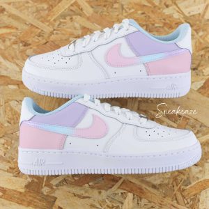 Color block pastel - Air Force 1 custom
