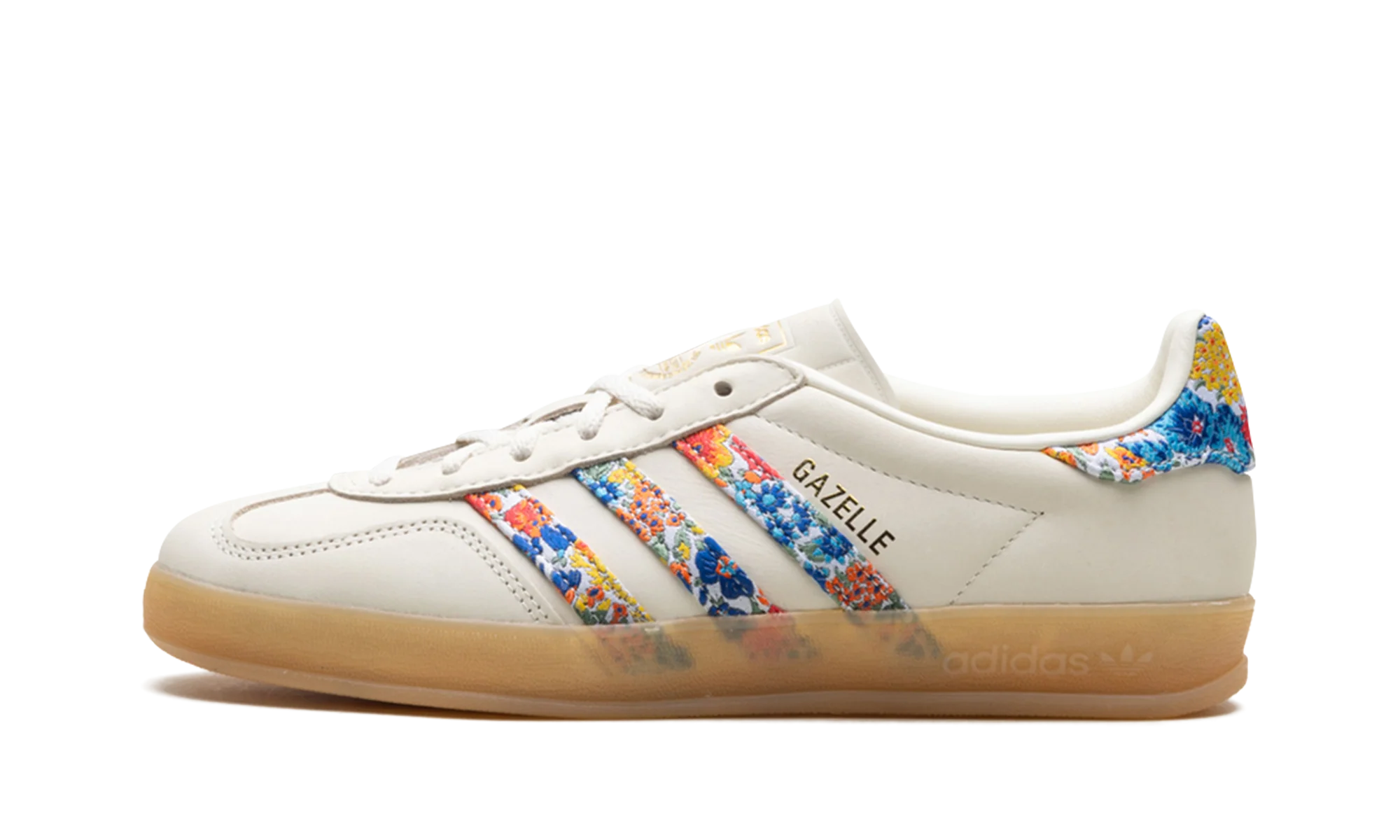Adidas Gazelle Indoor Liberty London Floral Embroidery Stripes – Image 2