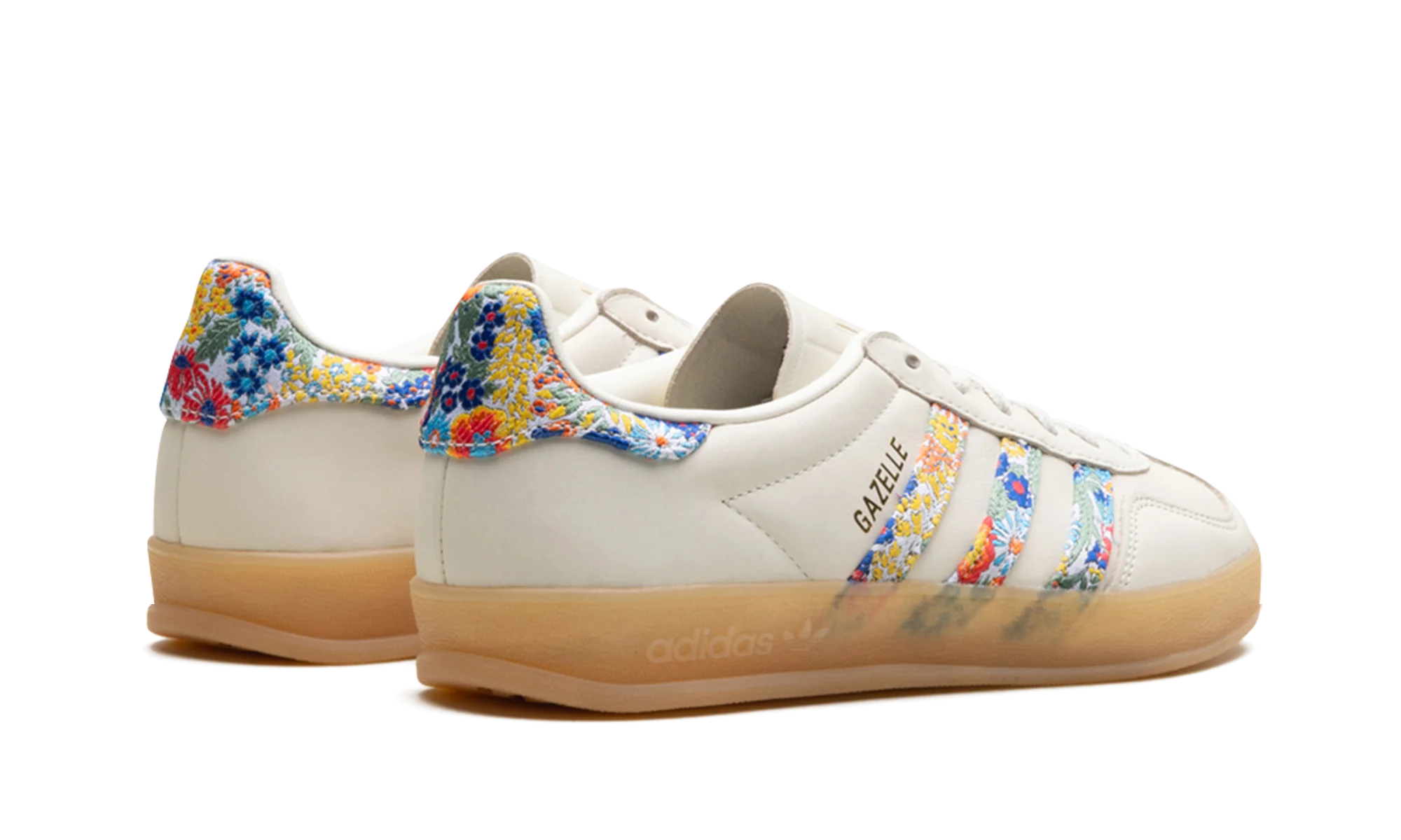 Adidas Gazelle Indoor Liberty London Floral Embroidery Stripes – Image 4