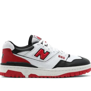 New Balance 550 White Red Black