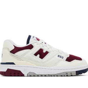 New Balance 550 Maroon Navy