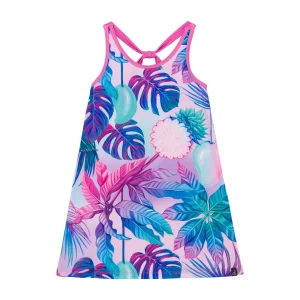 Robe de plage imprimé ananas