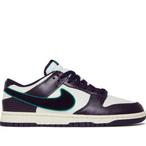Nike Dunk Low Chenille Swoosh Sail Grand Purple