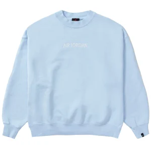 Air Jordan Wordmark Women Sweatshirt Baby Blue