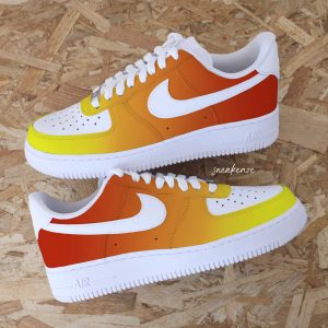 Dégradé rouge - Air Force 1 custom