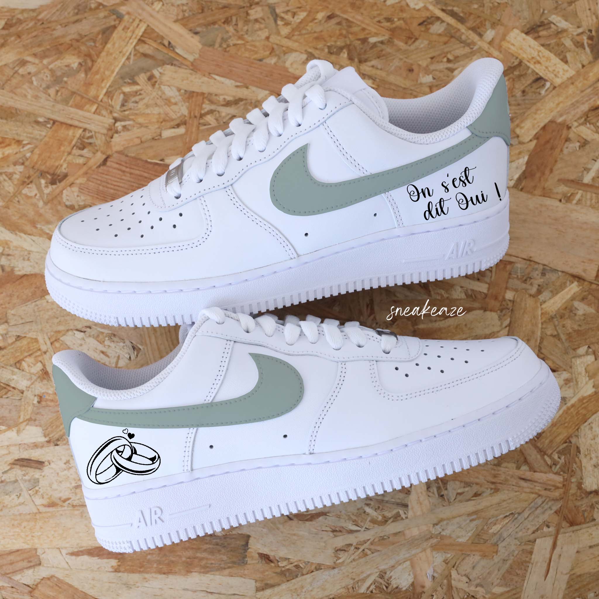 On s'est dit oui (couleur au choix) - Air Force 1 custom – Image 4