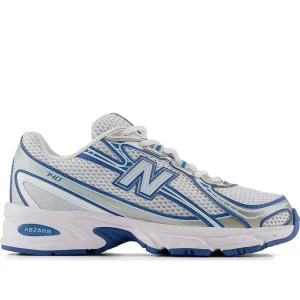 New Balance 740 White & Navy (GS)