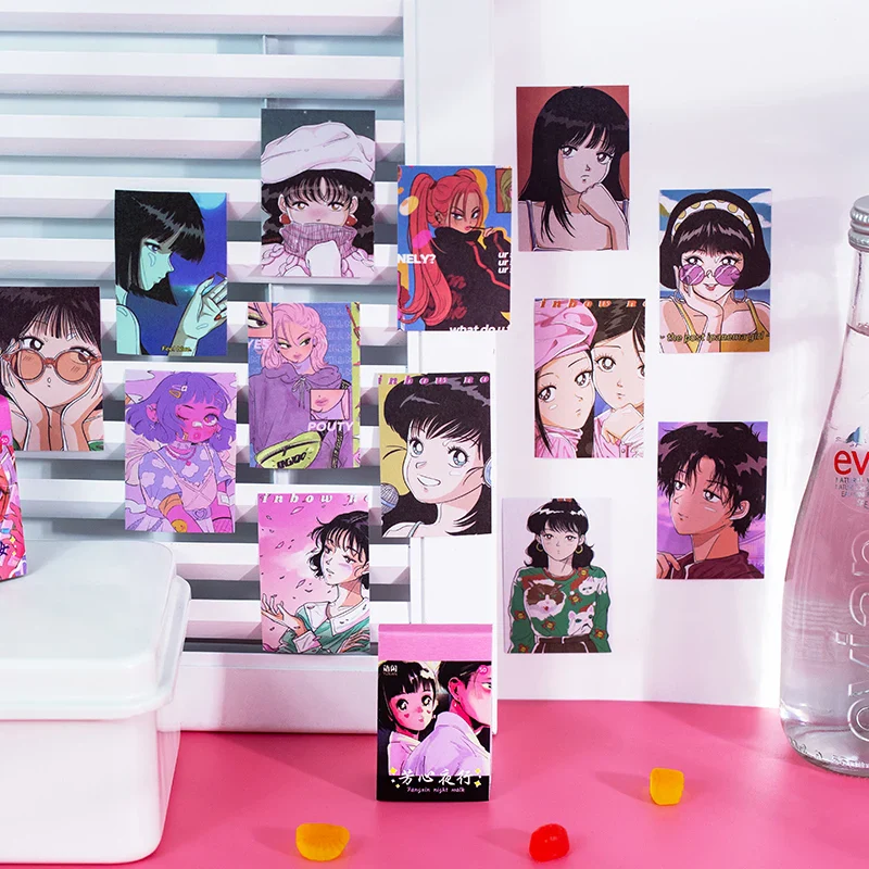 Pack de 50 Stickers Kawaii Manga - Design Japonais Adorable – Image 3
