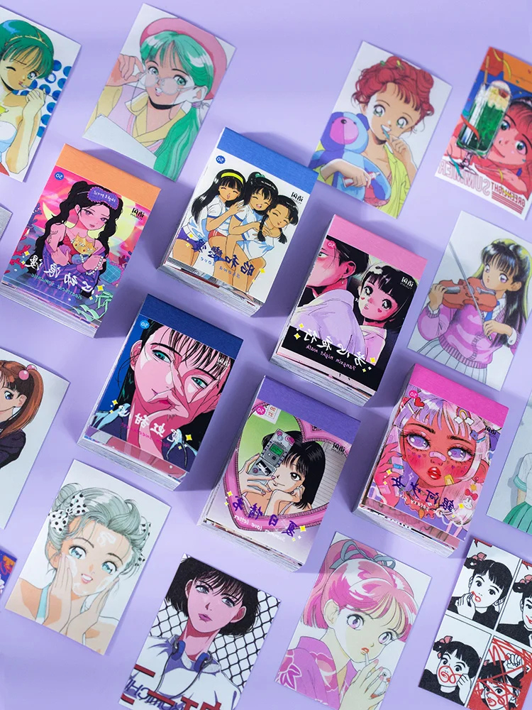 Pack de 50 Stickers Kawaii Manga - Design Japonais Adorable – Image 5