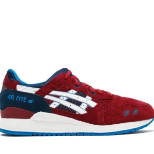 ASICS Gel-Lyte III Burgundy White