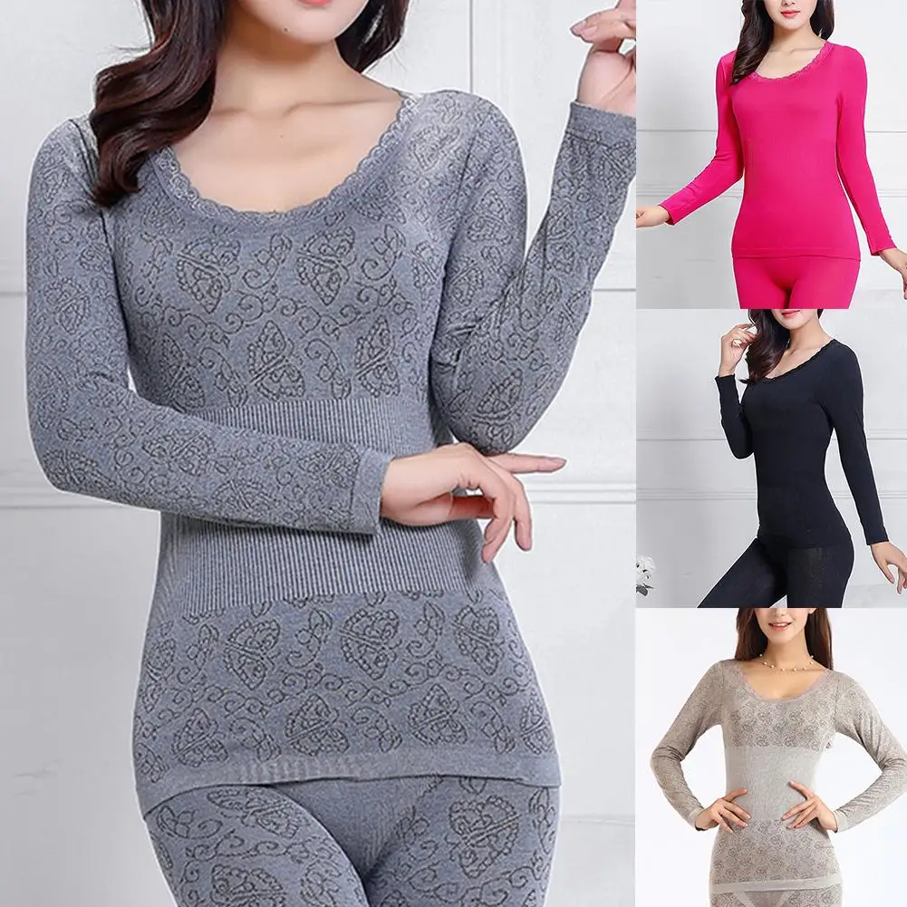 BAOUME lace Thermal Underwear Set - Women's – Image 3