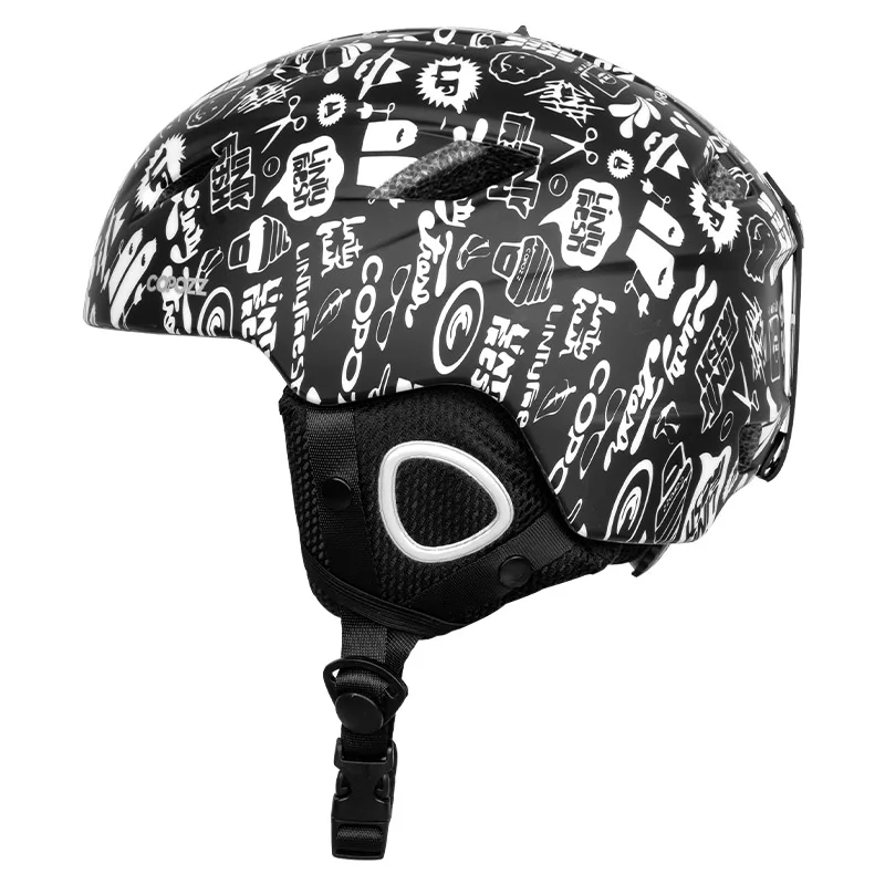 Copozz Men Women ski helmet Half-coverage Snowboard Moto snowmobile Safety Snow Helmet Winter Warm Helmet For Adult and Kids – Image 9