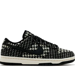 Nike Dunk Low Harris Tweed White Black Multi (W)
