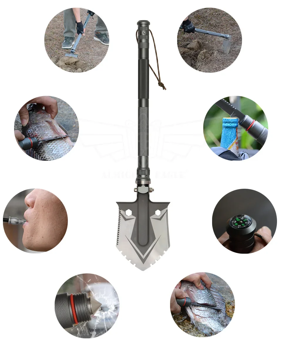 ALMIGHTY EAGLE Multi-Functional Snowmobile Shovel – Image 8