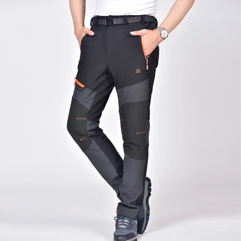 CavalryWolf outdoor winter assault pants couples plus velvet thermal insulation waterproof windproof breathable climbing pants – Image 3