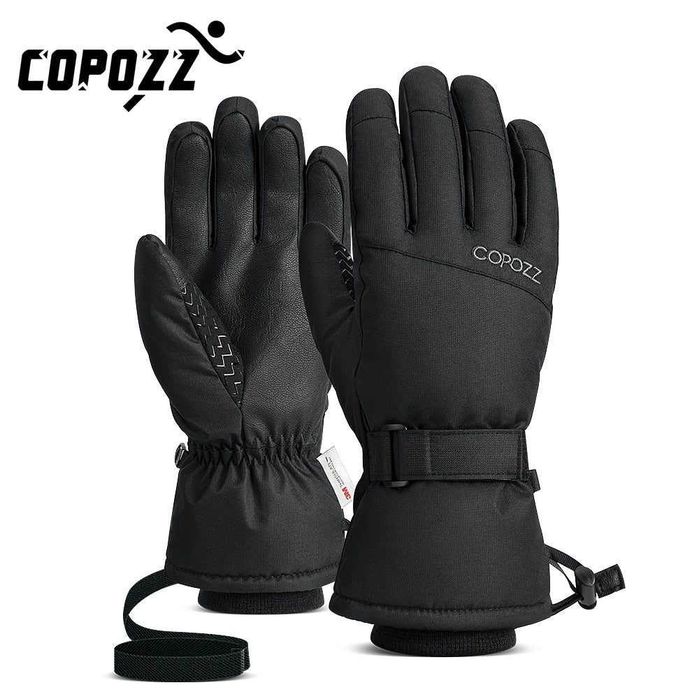 COPOZZ White Ski Gloves – Image 3