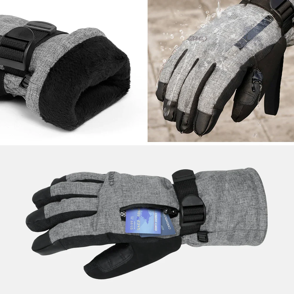 COPOZZ-20 Degree Thermal Waterproof Ski Gloves – Image 4
