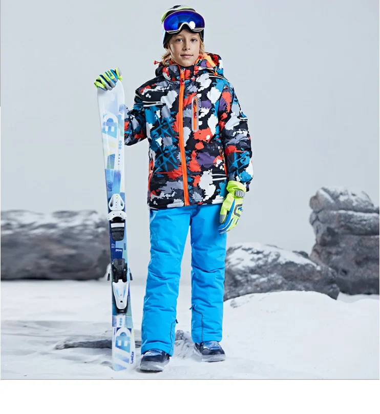 DEAR RABBIT Outdoor Windproof Ski Snowboard Suit - Kid's – Image 3