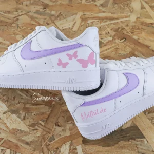 Papillon pastel - Air Force 1 custom (enfant)