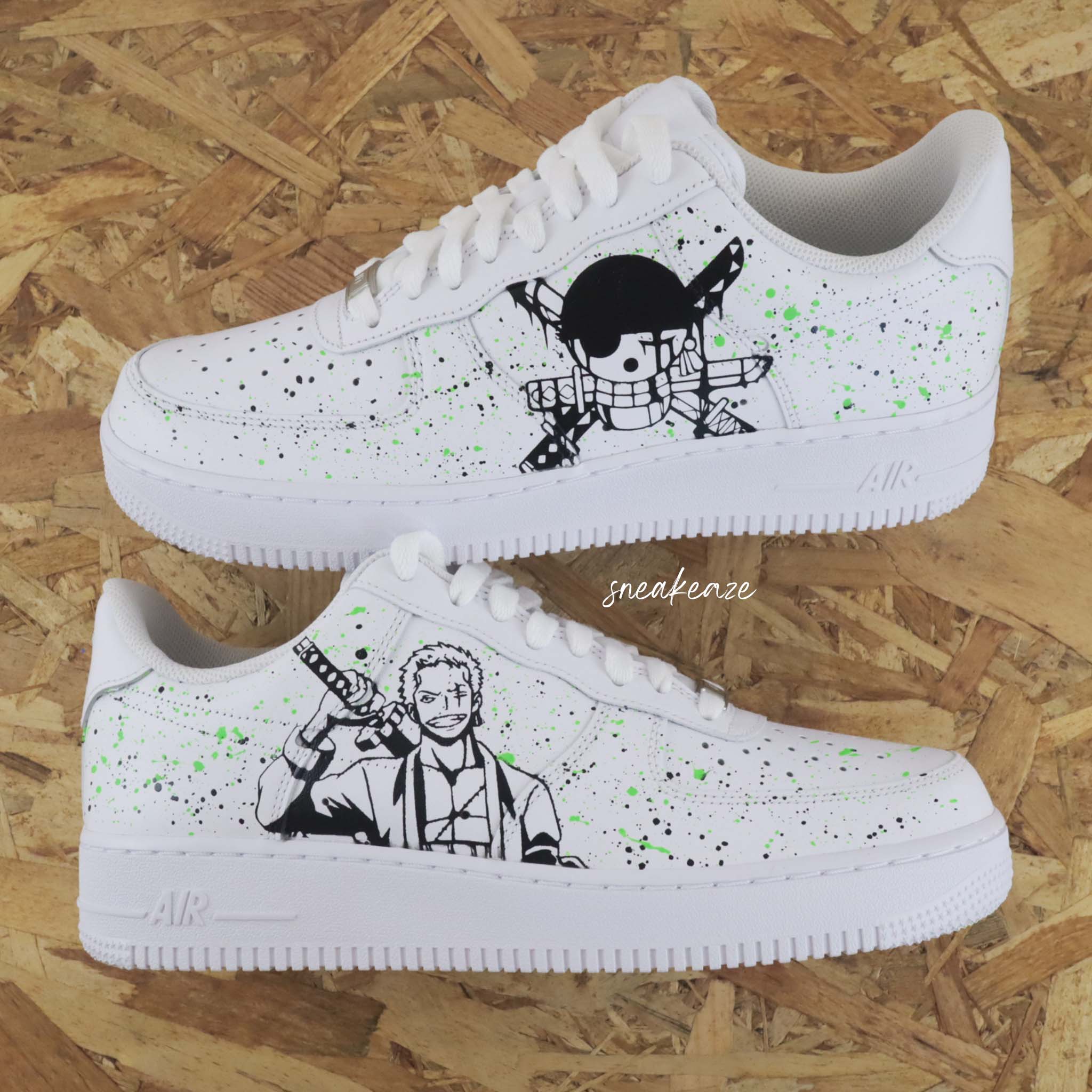 Luffy (personnage au choix) - Air Force 1 custom – Image 9