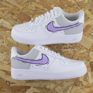 Cartoon color block (couleur au choix) - Air Force 1 custom