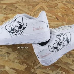 Stitch prénom - Air Force 1 custom