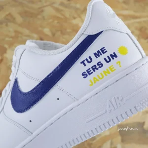Tu me sers un jaune - Air Force 1 custom