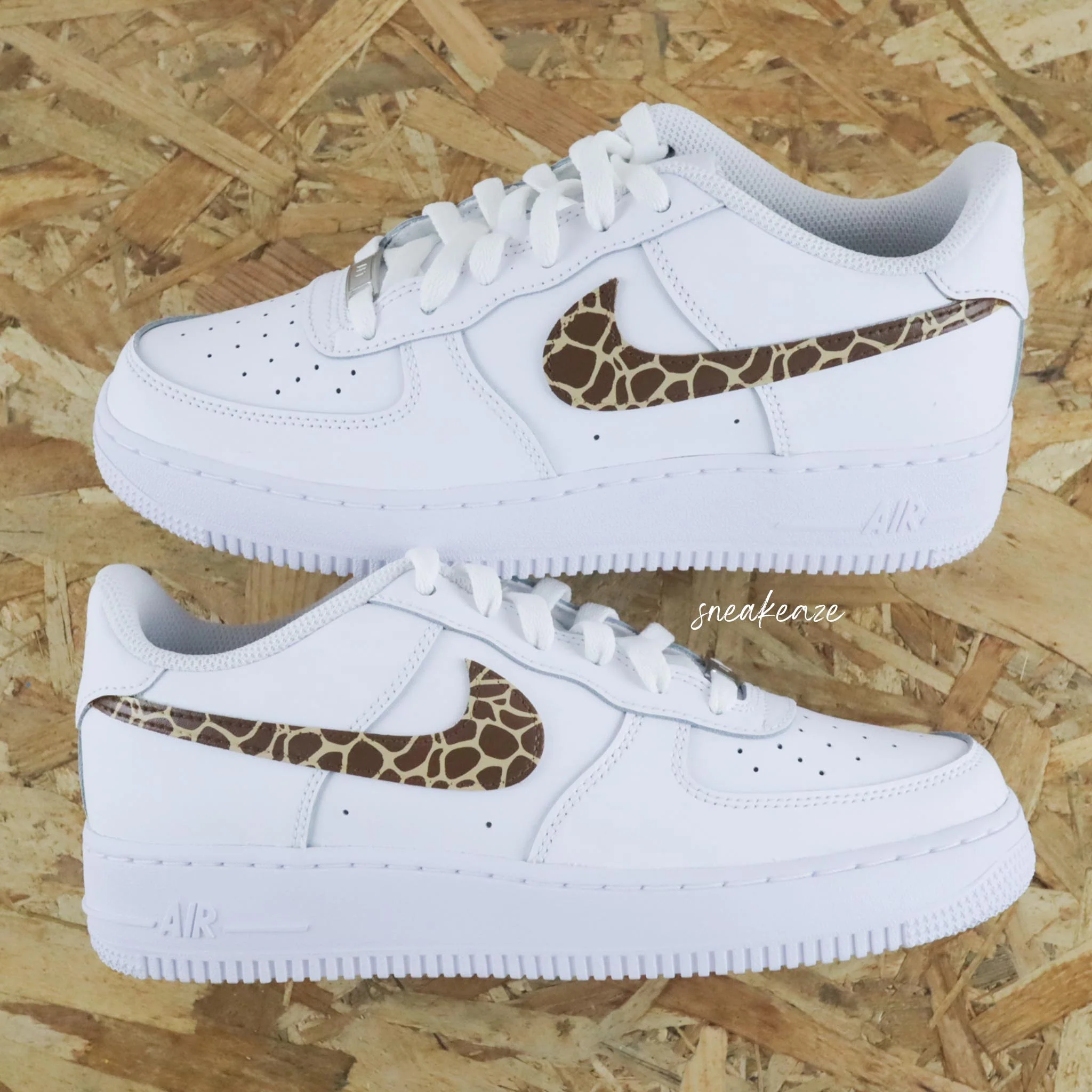 Zèbre (animal au choix) - Air Force 1 custom – Image 7