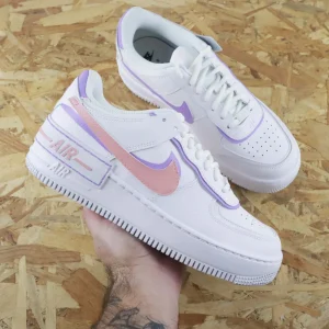 Rose et Lila - Air Force 1 Shadow Custom