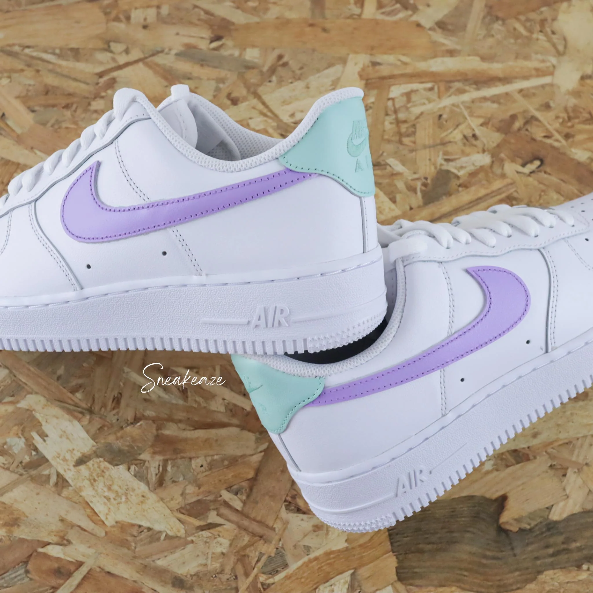 Arrière & Swoosh duo (couleur au choix) - Air Force 1 custom
