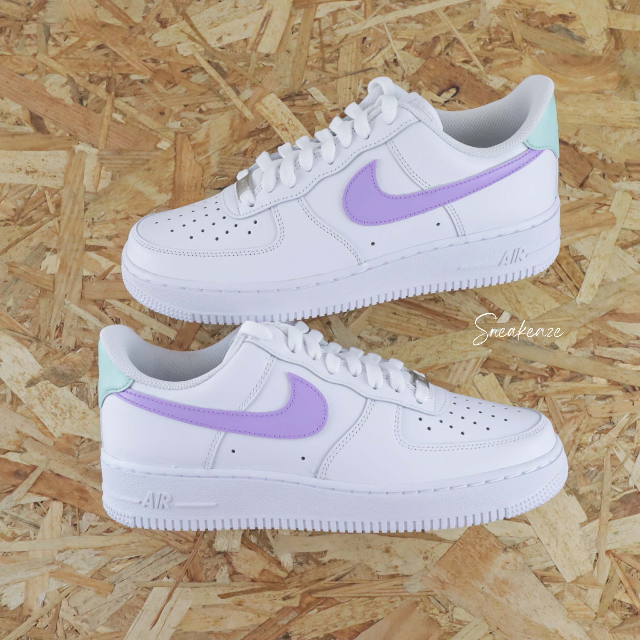 Arrière & Swoosh duo (couleur au choix) - Air Force 1 custom – Image 5
