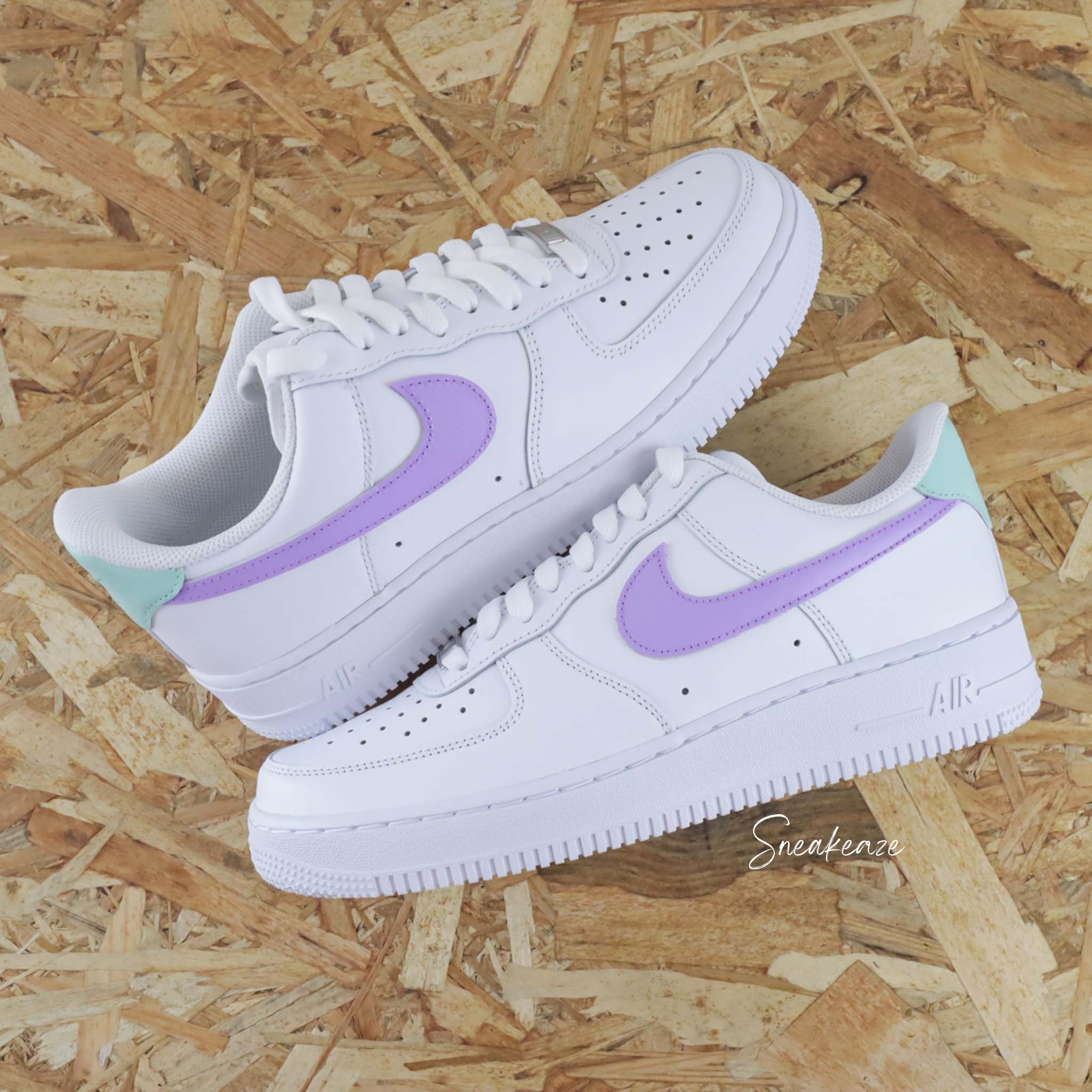 Arrière & Swoosh duo (couleur au choix) - Air Force 1 custom – Image 4