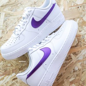 Swoosh métallisé (couleur au choix) - Air Force 1 custom