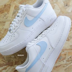 Unc Blue Swoosh - Air Force 1 custom