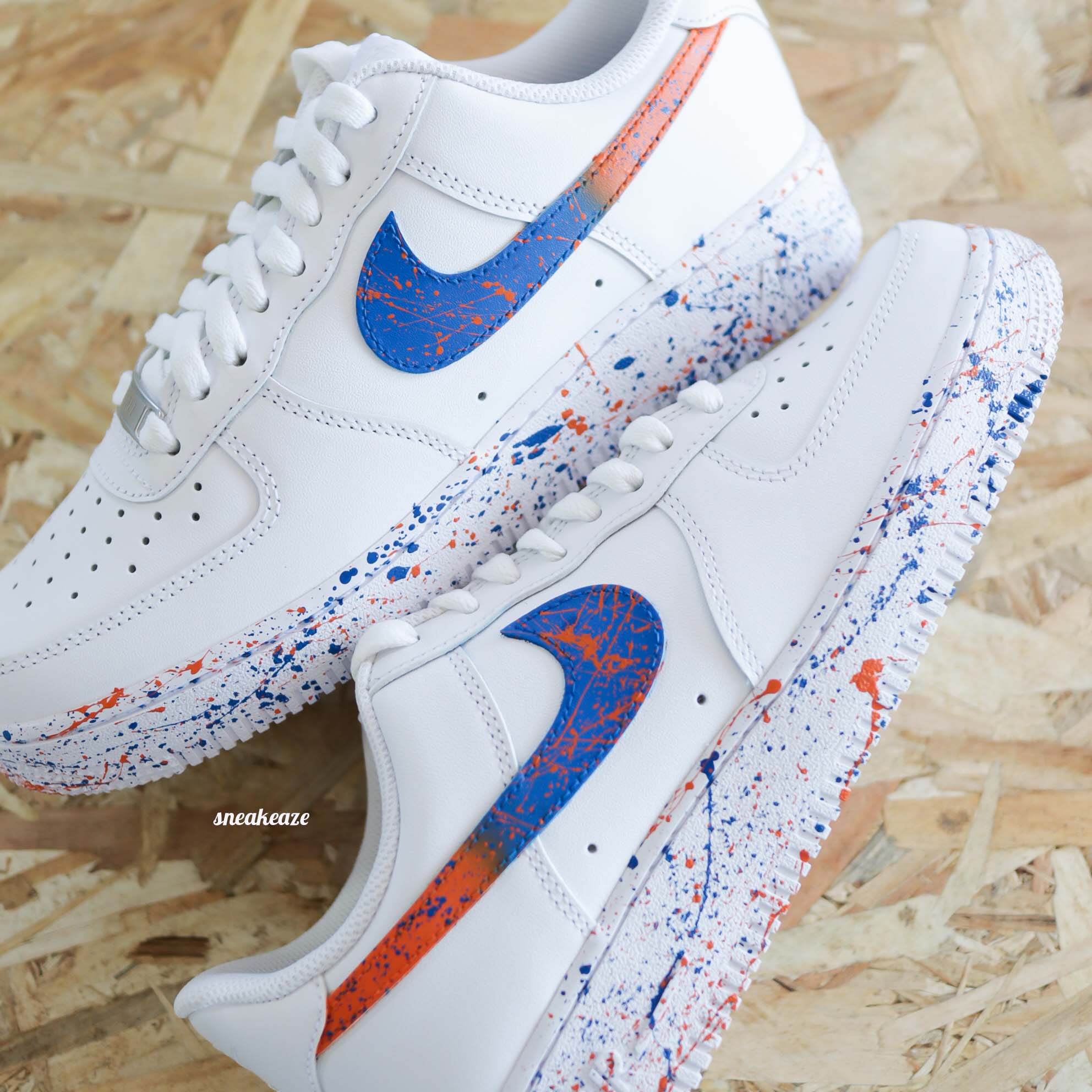 Splash Knicks - Air Force 1 custom – Image 4